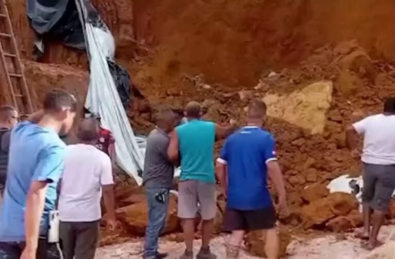 Tragédia em Cariacica: três trabalhadores morrem soterrados em obra embargada; uma pessoa segue desaparecida