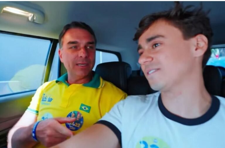“Você tem potencial para ser presidente um dia”, diz Flávio Bolsonaro a Nikolas Ferreira